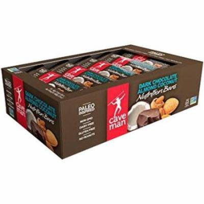 Caveman Chocolate Almond Coconut Nutrition Bar, 1.4 oz, (Pack of 12)