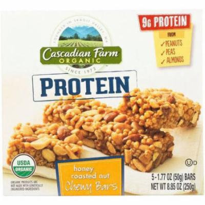 Cascadian Farm Honey Roasted Nut Chewy Bars, 5-1.77 oz, (Pack of 16)
