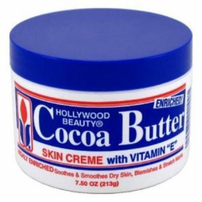 Hollywood Beauty Cocoa Butter with Vitamin-E 7.5 oz. (Case of 6)