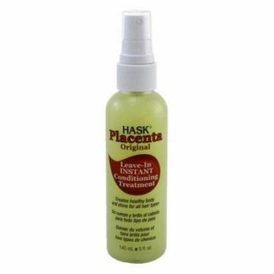 Hask Placenta No-Rinse Instant Hair Repair Treatment 5 oz (Pack of 6)