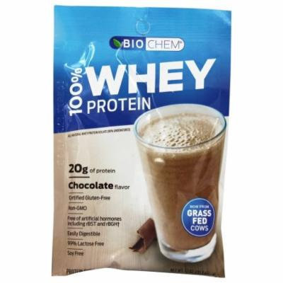 BioChem by Country Life - 100% Whey Protein Powder Packet Chocolate Fudge - 1.1 oz.