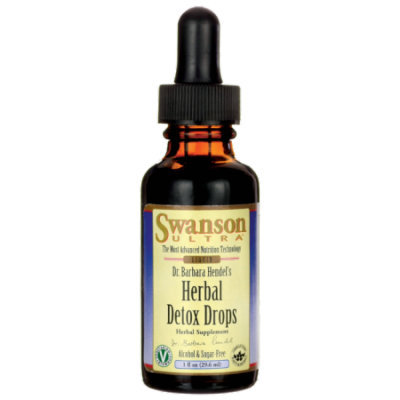 Swanson Dr. Barbara Hendel's Herbal Detox Drops 1 fl oz (29.6 ml) Liquid
