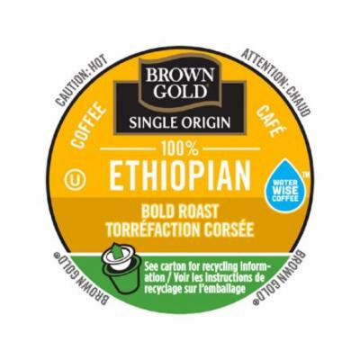 Brown Gold Coffee 100% Ethiopian, RealCup Portion Pack For Keurig Brewers, 144 Count