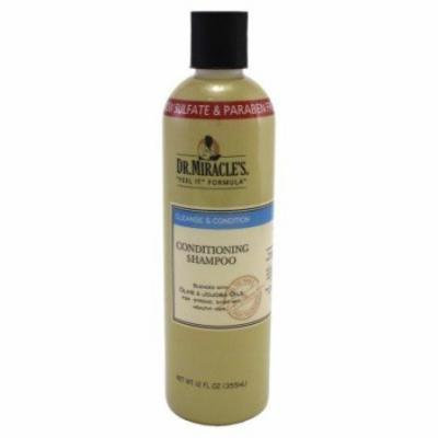 Dr. Miracles Cleanse & Condition Shampoo 12 oz. (Pack of 6)
