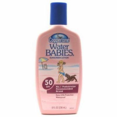 Coppertone Waterbabies SPF #50 Lotion 8 oz. (3-Pack) with Free Nail File