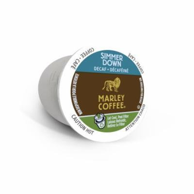 Marley Coffee Simmer Down Decaf, RealCup Portion Pack For Keurig Brewers, 72 Count