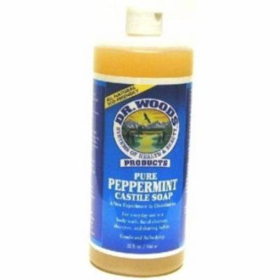 Dr. Woods Peppermint 32 oz. Castle Soap (3-Pack) with Free Nail File