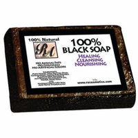 RA Cosmetics 100% African Black Soap 5 oz.