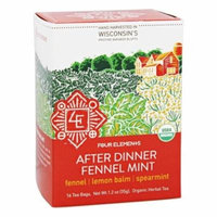 Four Elements Herbals - Organic Herbal Tea After Dinner Fennel Mint - 16 Tea Bags
