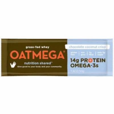 Oatmega Chocolate Coconut Crisp Bar, 50g (Pack of 12)