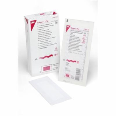 Medipore +Pad Adhesive Dressing, 3.5 X 8 Inch Soft Cloth, 3M # 3570 - Box of 25