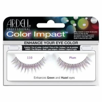 Ardell Color Impact Lash False Eyelashes - #110 Plum (Pack of 2)