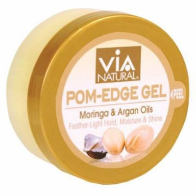 Via Natural Edge Gel Pom - Light Hold 2 oz. (Pack of 6)
