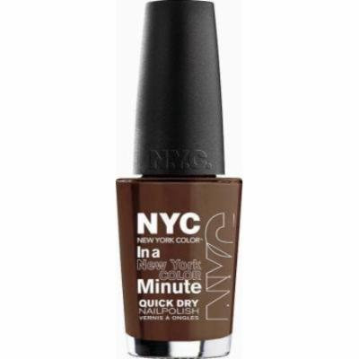 New York Color In a New York Color Minute Quick Dry Nail Polish - Brownstone (Pack of 2)