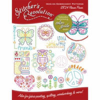 Stitcher's Revolution Iron-On Transfers-Flower Power