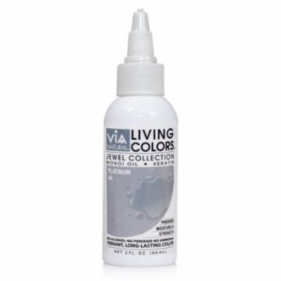 Via Living Color Hair Collection Color - #044 Platinum 4 oz. (Pack of 3)