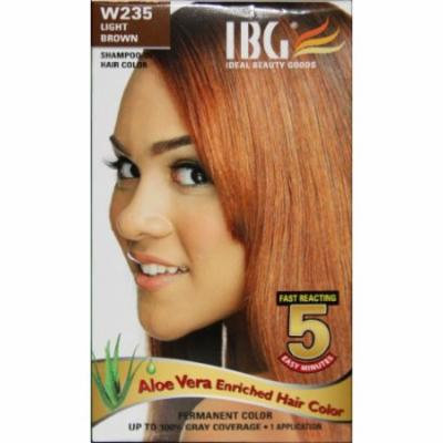 Ideal Black Gold Hair Color - Light Brown Kit (Pack of 6)