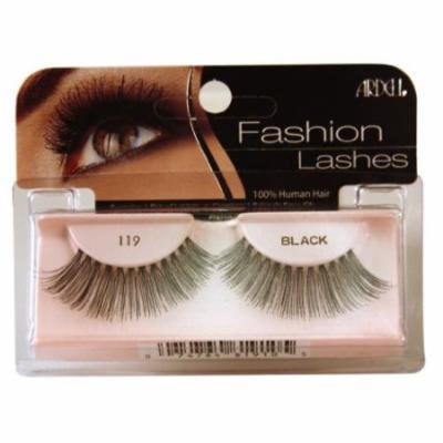 Ardell Fashion Lashes False Eyelashes - #119 Black (Pack of 6)