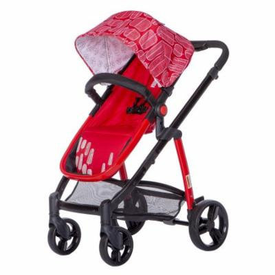 Mia Moda Marisa Three-In-One Stroller-Color:Red