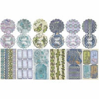 Retro Twist Journal Pack 12 Pages-Cards, Tags, etc.