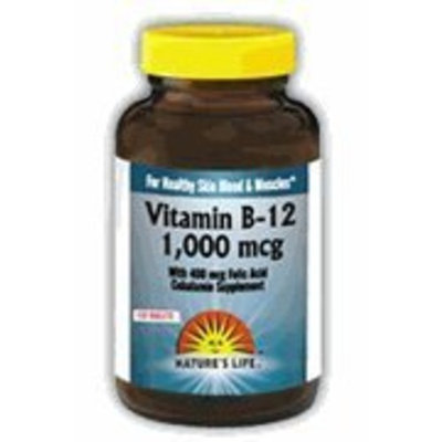 Vitamin B-12 1000mcg - Vegetarian, Yeast-Free Nature's Life 50 Tabs