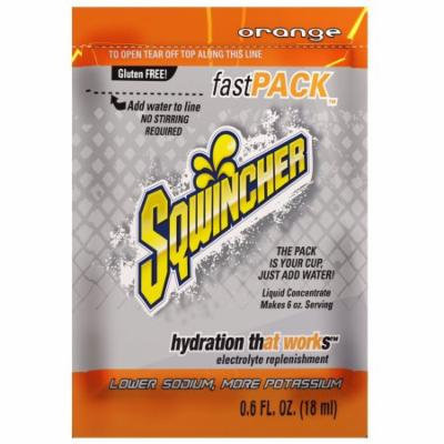 Sqwincher Fast Pack Liquid Con. Electro. Replace. Mix Org. (4 Boxes of 50)