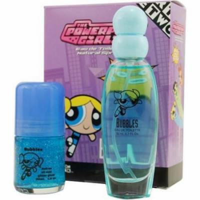 Powerpuff Girls Bubbles By Warner Bros For Women. Set-edt Spray 1.7 oz & Roll On Glitter 1 oz