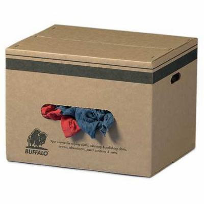 BUFFALO 10064 Cloth Rag, Rcycld Cottn Sweats, 25 lb. Box