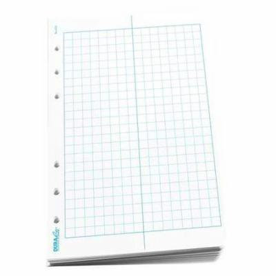 RITE IN THE RAIN 652 Waterproof Loose Leaf, 4-5/8x7, Wht, PK100