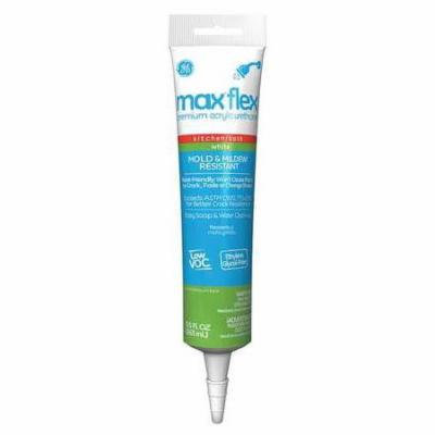 GE GE23978 Caulk, 5.5 oz, White
