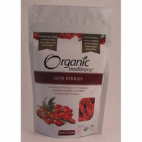 Goji Berries, Dried Organic Traditions 3.5 oz (100g ) Bag