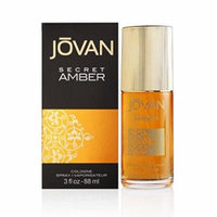 Jovan Cologne Spray, Secret Amber, 3 Ounce