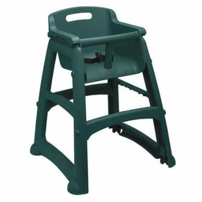 RUBBERMAID FG780608DGRN Youth High Chair, Dark Green