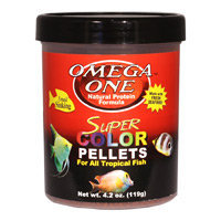 Omega One Super Color Small Sinking Pellets, 4.2 oz.