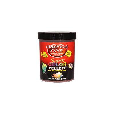 Omega One Super Color Small Sinking Pellets, 4.2 oz.