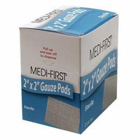 MEDIQUE 60673 Gauze Pad, Sterile, 12 Ply Cotton, PK 25