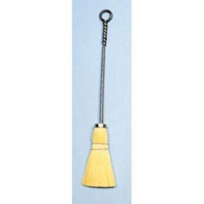 Natural Wrought Iron Individual Broom with Rope Handle 28 1/2'' Long