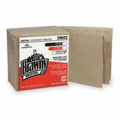 GEORGIA-PACIFIC 29922 Disposable Wipes, Paper, Brown