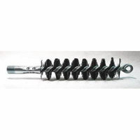 Single Spiral/Double Stem Flue Brush, 1/4