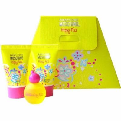 MOSCHINO CHEAP & CHIC HIPPY FIZZ by Moschino Gift Set for WOMEN: EDT .16 OZ MINI & BODY LOTION .8 OZ & SHOWER GEL .8 OZ
