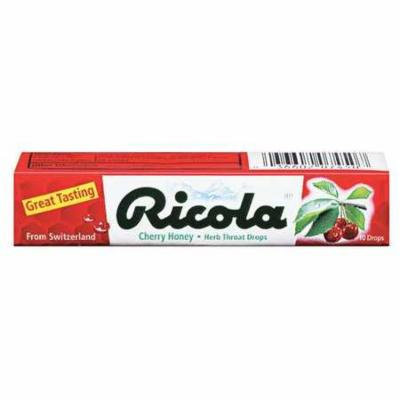 RICOLA 70171 Herb Throat Drops,Cherry/Honey,PK24 G4179211