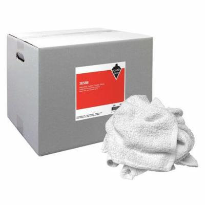 Tough Guy 3U588 Varies White Recycled Cotton Turkish Shop Towels