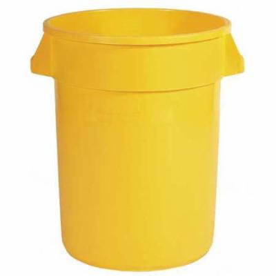RUBBERMAID FG264388YEL Food-Grade Waste Container,44 gal.,Ylw G4014300