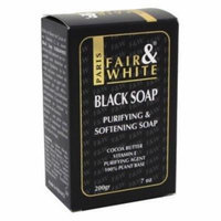 Fair & White Black Soap 7 oz. (Pack of 6)