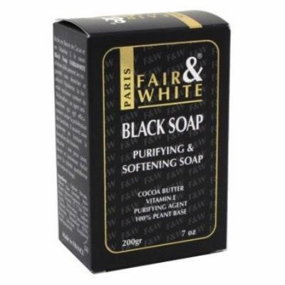 Fair & White Black Soap 7 oz. (Pack of 6)