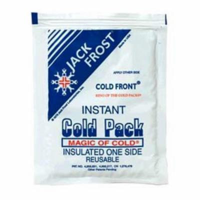 Cardinal Health 20204 5. 5 x 7 inch Jack Frost Insulated Instant Cold Packs, Reusable, Small, 24 per Case