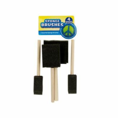 Bulk Buys HA293-24 Assorted Sponge Rollers Brushes, 24 Piece