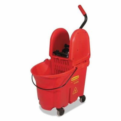 Rubbermaid Commercial Products 757888RED WaveBrake Bucket And Wringer Combos - Red