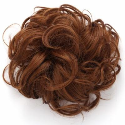 OneDor Synthetic Messy Hair Bun Extension Chignon Hair Piece (12#-Light Brown)
