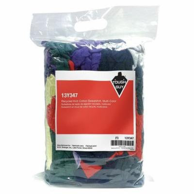 Tough Guy 13Y347 Varies Assorted Recycled Cotton Sweats Cloth Rag